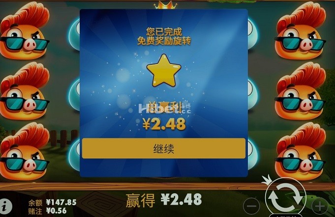 七只小猪今天的盈利是2元