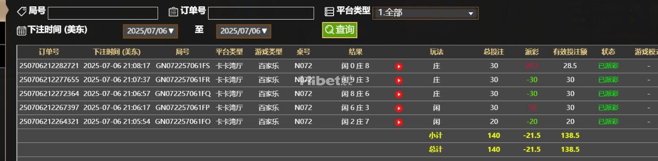 小玩PA百家乐亏损一点